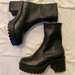 Black booties